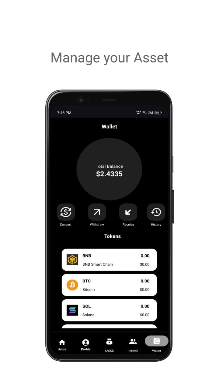 Wallet and Withdrawals